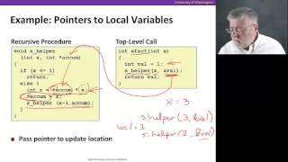 Procedures, Video 5: Registers and variables