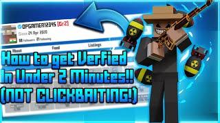 How To Get Verified In Krunker.io In 2 MINUTES!!( NOT CLICKBAITING!!!!)