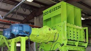 ECO Green Giant | Two-Shaft Tire Shredder