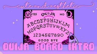 HOW TO MAKE CUTE PIXEL OUIJA BOARD INTRO || moonbeige