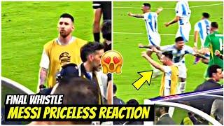 UNSEEN Footage! Messi EPIC Reaction To The Final Whistle Of Argentina Winning Moment