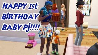 The Sims 4 - Dior's Journey - BABY PJ 1st Birthday/Christmas - Part 8 PS5