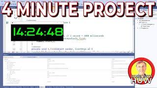 Program a Digital Clock (Easy C# Project, Ideal For Beginners)