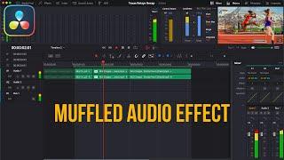 Muffled Audio effect in DaVinci Resolve