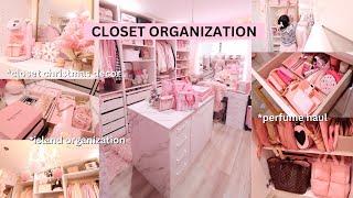 VLOGMAS  - Organizing my new island, Christmas decor in beauty room, PERFUME HAUL