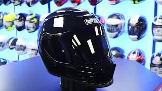 Simpson Speed Motorcycle Helmet (Gloss Black)