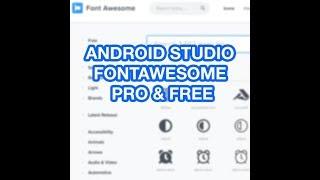 How To Use Fontawesome Icons Free AND Pro in Android Studio: GHammer