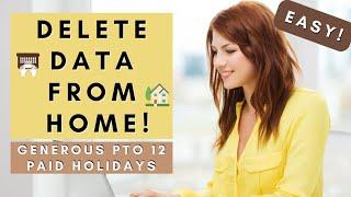 EASY! $29 PER HOUR! DELETE DATA FROM HOME! REMOTE WORK FROM HOME JOBS 2024!