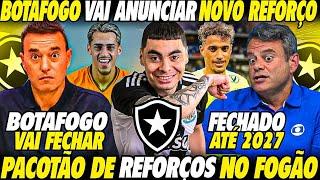 BOTAFOGO vai ANUNCIAR NOVO REFORÇO e MÍDIA RASGA ELOGIOS! "ESTÁ FECHANDO" ACEITOU a PROPOSTA!