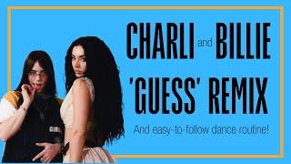 CHARLI XCX & BILLIE EILISH ‍️ GUESS REMIX | Easy Dance Routine