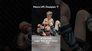 13 YEARS OLD! Future UFC Champion  Ceejay “Mini Beast” Fenton  #shorts #youtubeshorts #mma #ufc