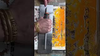 SCRAPING TECHNIQUE ACCORDING TO GERHARD RICHTER #painting #acrylicabstract #Gerhardrichter #art