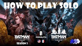 How To Play Batman GCC with Official Solo Mode