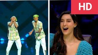 Tushar Shetty and akash Tambedkar full performance #kamariya song//Nora fatehi// India's best Dancer