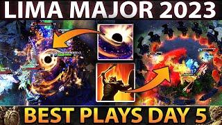 Dota 2 Best Plays of Lima Major - Group Stage Day 5 (Final Day)