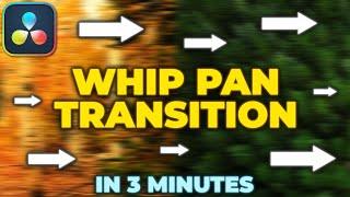 Seamless Whip Pan Transition Tutorial in Davinci Resolve | Davinci Resolve Tutorial