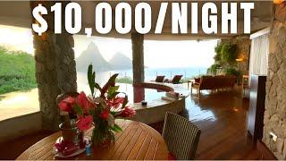 MOST EXPENSIVE HOTEL ($10,000/NIGHT) IN ST. LUCIA