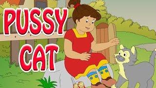 Pussy Cat  -  Kid's Song's - Animation Nursery Rhyme in English For Children