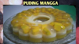 RESEP MEMBUAT PUDING MANGGA EKONOMISS!!!  TAKARAN SENDOK