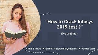 How To Crack Infosys 2019 Test ?