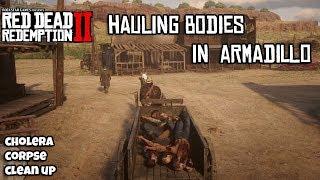 Red Dead Redemption 2 - Hauling Bodies In Armadillo (Cholera Clean up Crew)