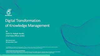 A205. Digital Transformation of KM