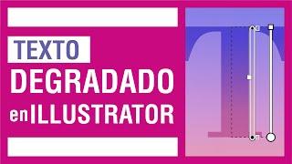 Texto degradado en Illustrator 2020 / Gradient text in Illustrator 2020