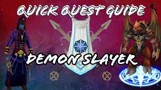 Runescape 3 Demon Slayer Quick Quest Guide 2022