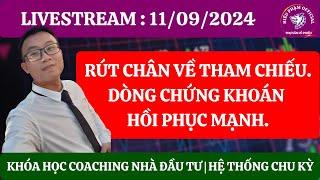 Nhận định thị trường | Chứng khoán hôm nay 11/09/2024: Rút chân về tham chiếu | Dòng Chứng hồi mạnh