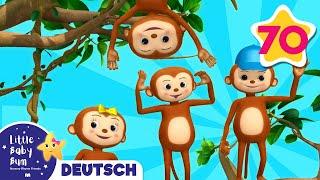 Fünf kleine Äffchen | Und noch viele weitere Kinderlieder | von LittleBabyBum