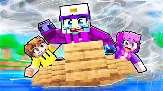 Minecraft Build a Boat vs TORNADO