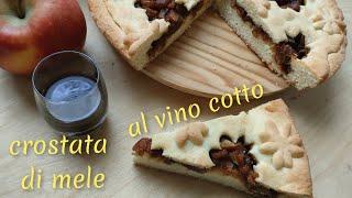 TORTA DI SANT'ANTONIO ABATE CROSTATA MORBIDA DI MELE AL VINO COTTO