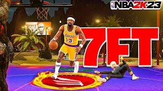 RIDICULOUS 7FT CENTER BUILD W/SLASHING TAKEOVER ON NBA 2K23 OLD & NEW GEN!