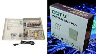 Evertech 16 Channel 12 Volt DC Output CCTV  Power Supply Box