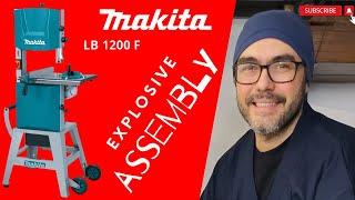 MAKITA LB ​​1200 F BAND SAW ASSEMBLY ( 1/3 ) - ASSEMBLAGGIO SEGA A NASTRO MAKITA LB 1200 F ( 1/3 )