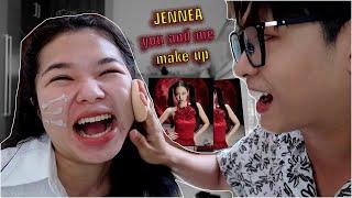 ខ្ញុំMakeupឲ្យស្រីនាឲ្យដូចJennie BlackPink