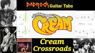 Crossroads - Cream - Guitar + Bass TABS Lesson (Request)