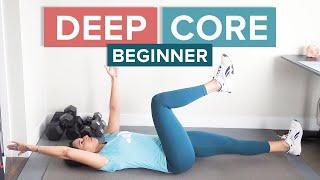 8-Min Beginner DEEP CORE Strengthening Workout (Back Pain Relief)