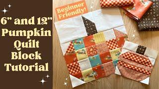 Super EASY  Pumpkin Quilt Blocks | FREE Quilt Block Pattern