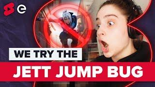 Banned Jett Jump Challenge: Can we do the Jett jump bug?