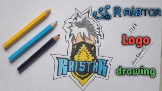 Raistar logo drawing || free fire