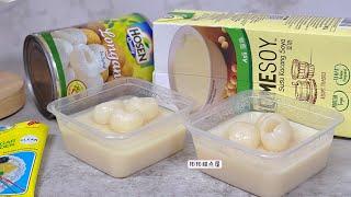 龙眼豆奶燕菜 Longan Soya Milk Jelly