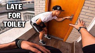 LATE FOR TOILET | Parkour POV Escape From Toilet Security | Đi Tìm Toilet