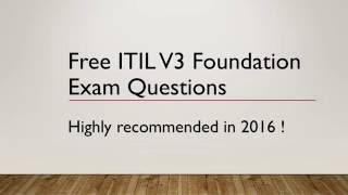 10 Common ITIL Foundation Exam Questions