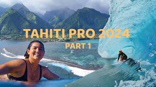 My Journey Surfing Teahupo'o | TAHITI PRO 2024 | Brisa Hennessy (Part 1)