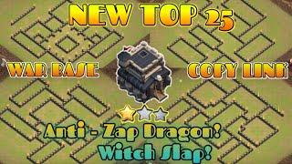 NEW TH9 WAR BASE + LINK IN DESCRIPTION | ANTI ZAP DRAGON / ANTI WITCH SLAP CLASH OF CLANS