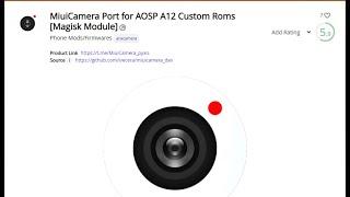 Miui Camera Port for AOSP Android 12 + Custom Roms | Support Custom ROM Android 13