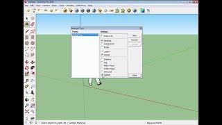 HOW TO MANAGE DEFAULT TRAY AND MAKE NEW TRAY IN SKETCHUP