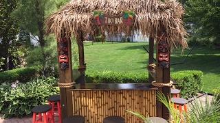 How to restore a bamboo tiki bar