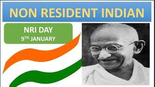 NRI day |Paravasi Bharatiya Divas| 9th January| nei day celebration| nri full form|
